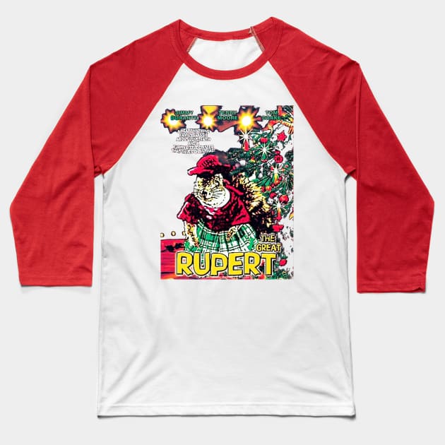 The Great Rupert Graphic Baseball T-Shirt by Invasion of the Remake